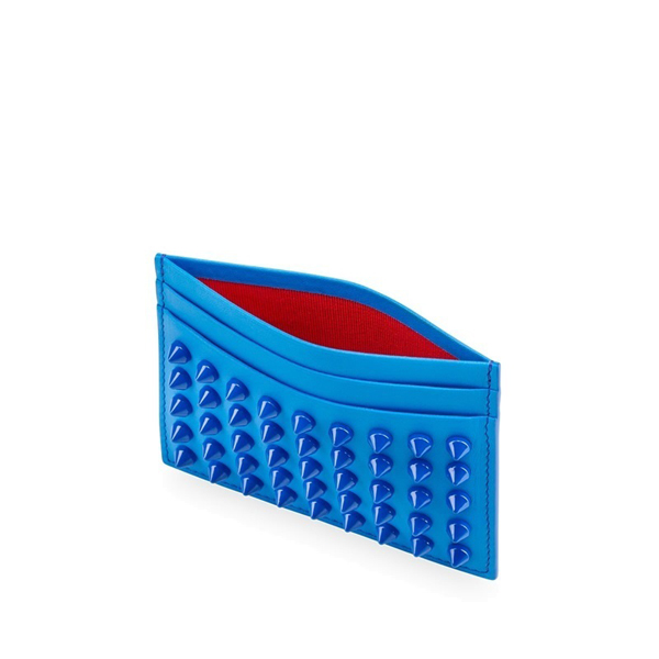 15SS Christian Louboutin クリスチャン ルブタン財布スーパーコピー カードホルダー Kios ブル