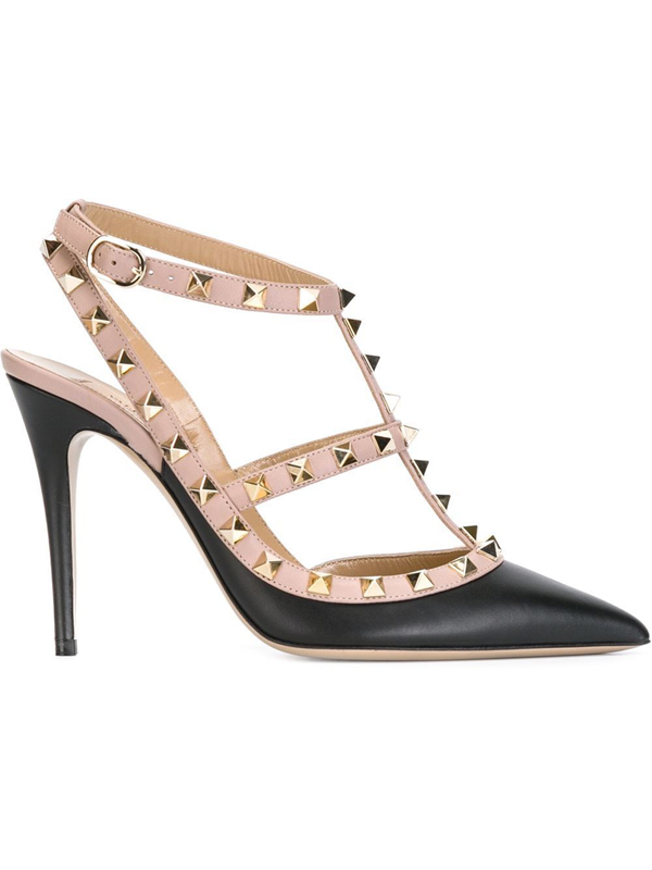 2016SS 【Valentino ヴァレンティノスーパーコピー】16AW【新着!!】Rockstudパンプス/ブラック