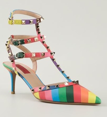 2016SS Valentino ヴァレンティノスーパーコピー ロックスタッズパンプス 1973 7cmヒール