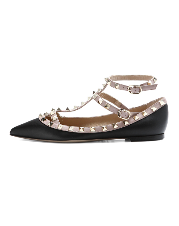 2016SS Valentino ヴァレンティノスーパーコピー(ヴァレンティノ) ポインテッドトゥ バレエシューズ
