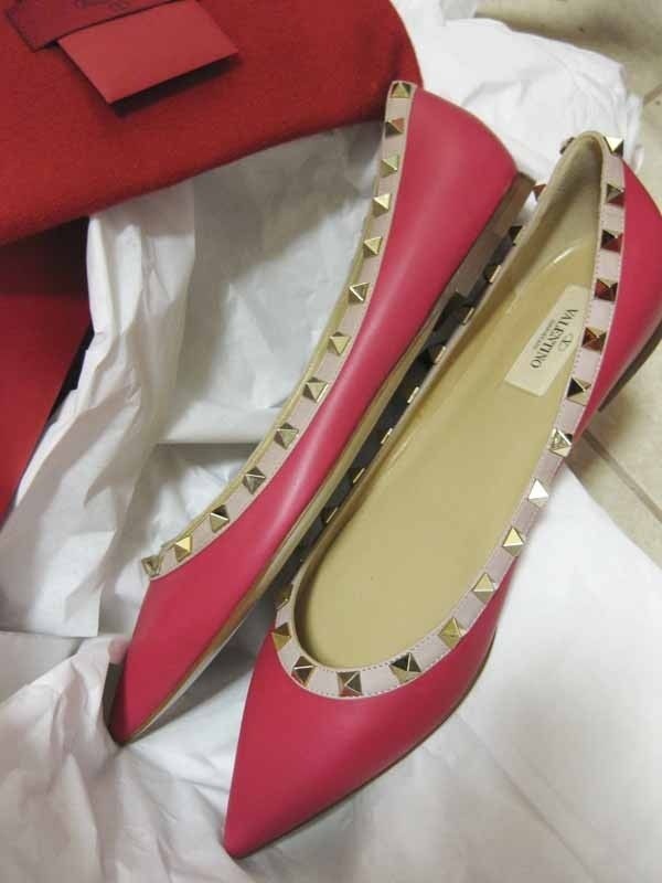 2016新作 ★Valentino ヴァレンティノスーパーコピー GARAVANI★ROCKSTUD FLATスタッズフラット