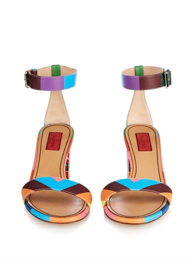 2016最新作☆大人気*Valentino ヴァレンティノスーパーコピー*15ss*1973マルチカラーサンダル*