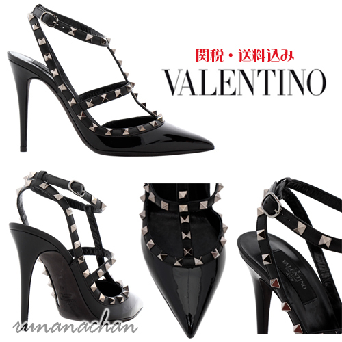 2016最新！Valentino ヴァレンティノスーパーコピー★ROCKSTUD パンプス★