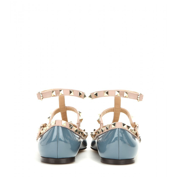 2016AW Valentino ヴァレンティノスーパーコピー 国内未入荷色！スタッズストラップバレリーナ