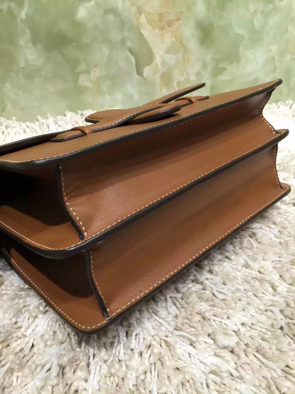 2016秋冬 CELINE セリーヌ コピー2016SS最新作☆SALE CELINE セリーヌ コピー Symetricalショルダー,Bk/Tan 176413YRC.18CH