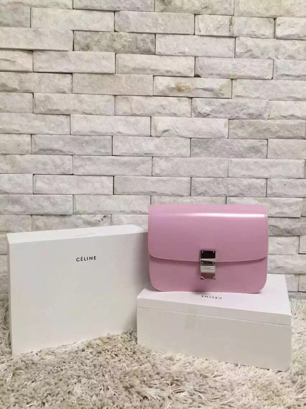 2016SS最新作 CELINE セリーヌ コピー☆CELINE セリーヌ コピー☆Classic Box Pink