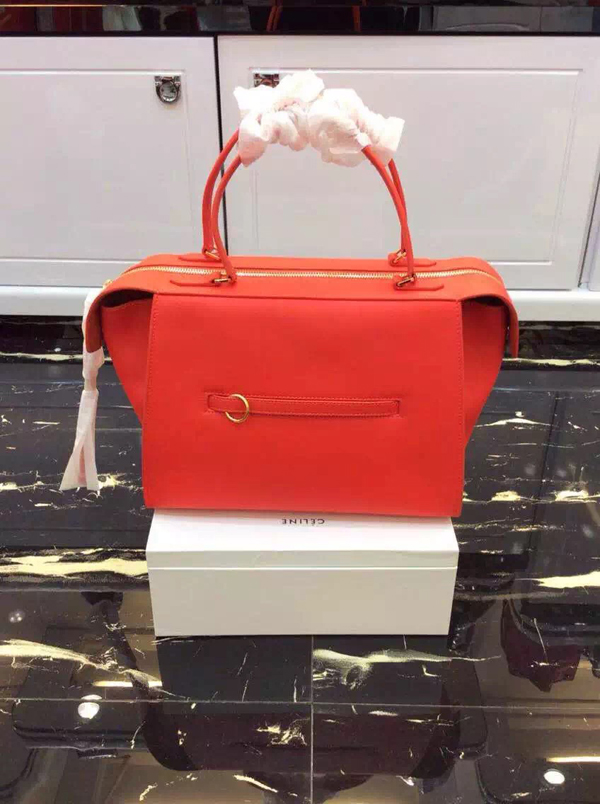 2016SS最新作【CELINE セリーヌ コピー】気品のある逸品！スモールリングハンドバッグOrange 176203XXB13XXB20BT