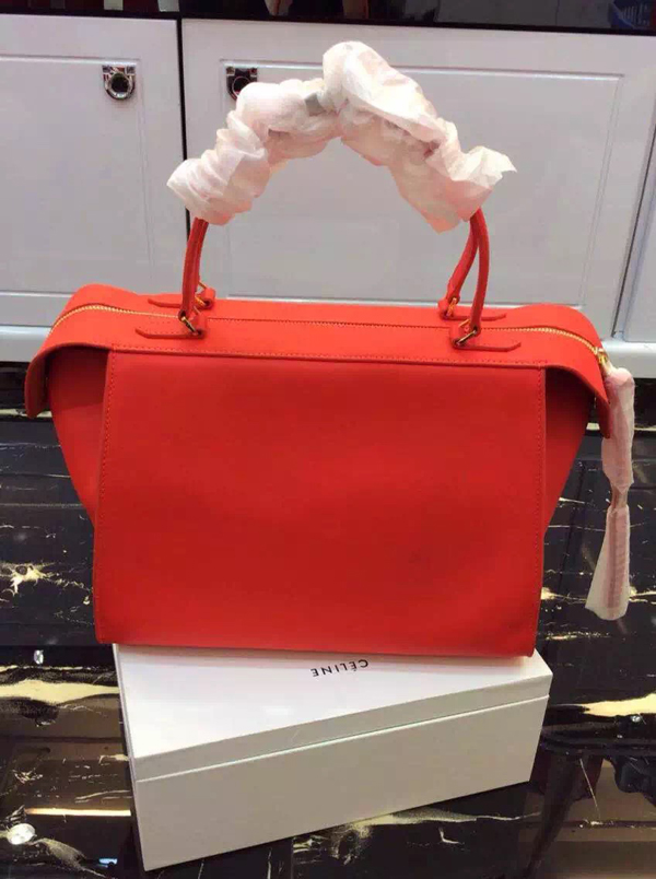 2016SS最新作【CELINE セリーヌ コピー】気品のある逸品！スモールリングハンドバッグOrange 176203XXB13XXB20BT