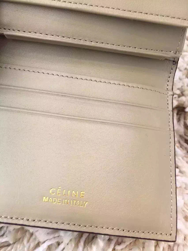 2016SS最新作★CELINE セリーヌ コピー★スモール折りたたみ財布★アンターティック 07AN