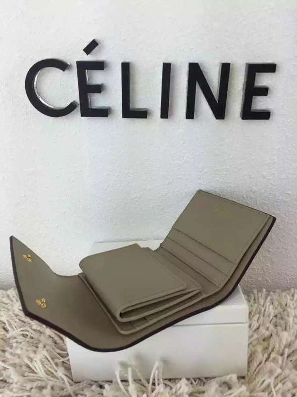 2016SS最新作★CELINE セリーヌ コピー★スモール折りたたみ財布★アンターティック 07AN