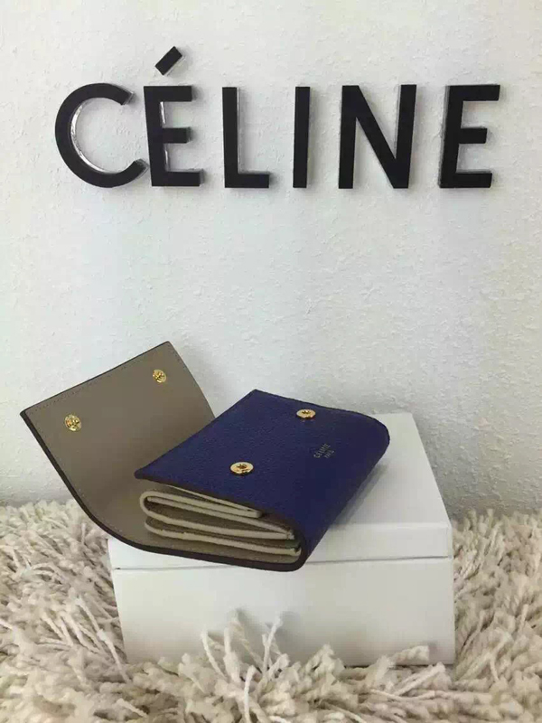 2016SS最新作★CELINE セリーヌ コピー★スモール折りたたみ財布★アンターティック 07AN