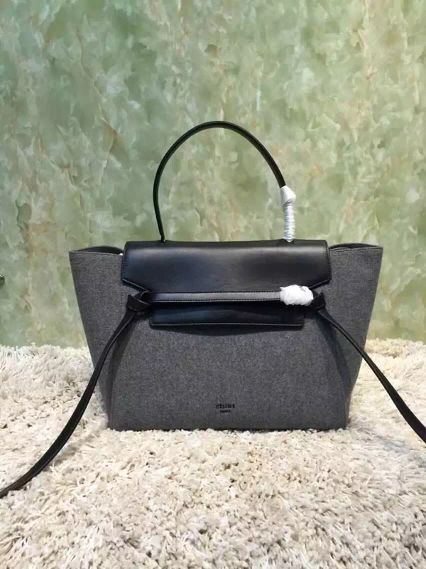 2016秋冬新作 CELINE セリーヌ コピー MINI BELT BAG★ダークトープ★