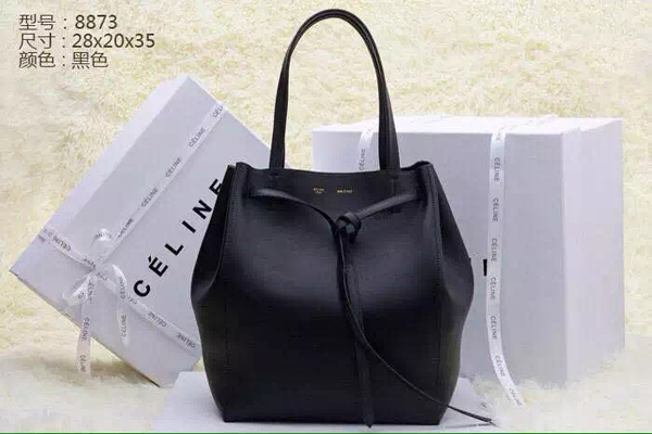 2016NEW ★大人気★【CELINE セリーヌ コピー】Cabas Phantom Sサイズ (Black) 176023TNI.38NO