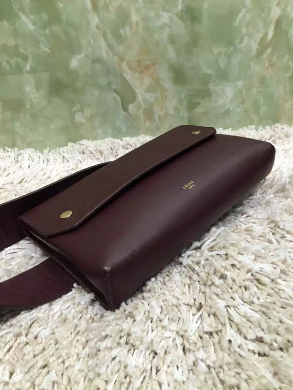 2016秋冬新着 CELINE セリーヌ コピー Bumbag Natural Calfskin クラッチバッグ Brown★