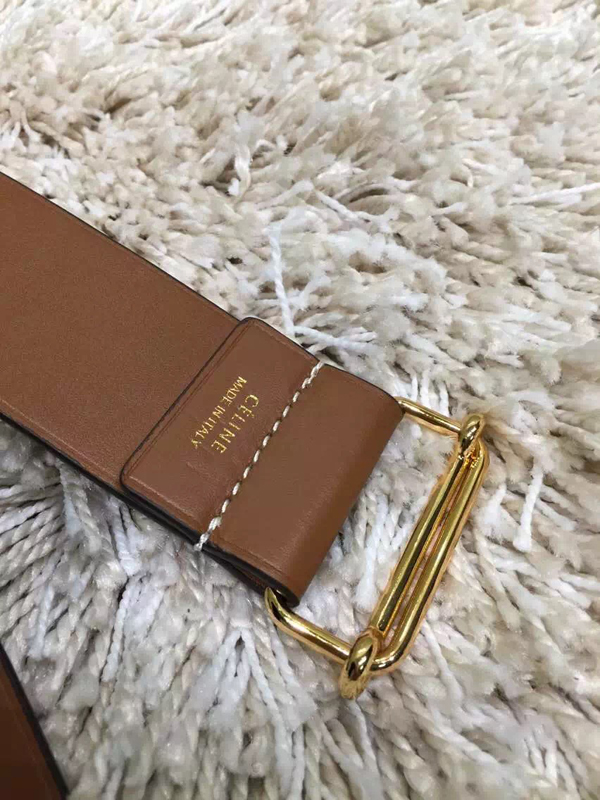 2016秋冬新着 CELINE セリーヌ コピー Bumbag Natural Calfskin クラッチバッグ Coffee★