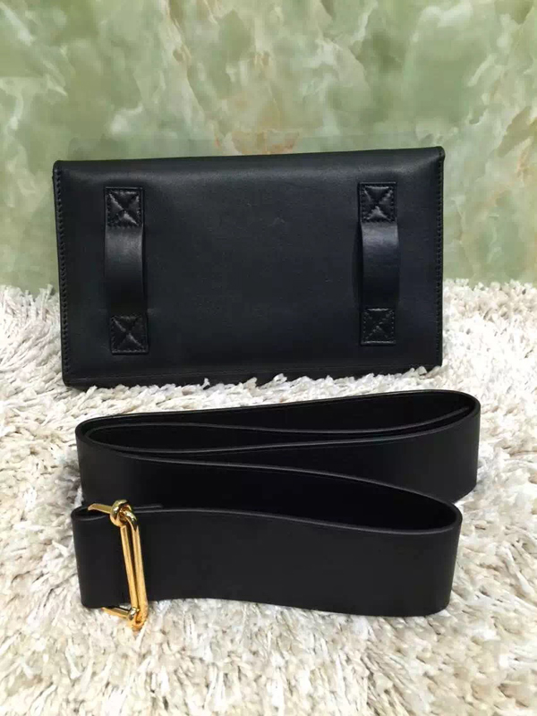 2016秋冬新着 CELINE セリーヌ コピー Bumbag Natural Calfskin クラッチバッグ Black★CELINE セリーヌ コピー