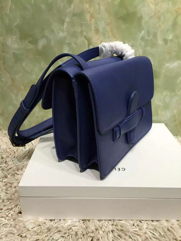 ★2016 CELINE セリーヌ コピー Symmetrical シメトリカル M ライトトープ＆BLUE