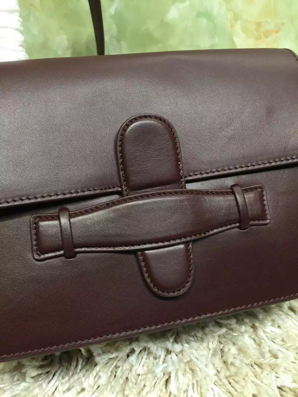★2016秋冬新着 CELINE セリーヌ コピー Symmetrical シメトリカル M ライトトープ＆WINE RED