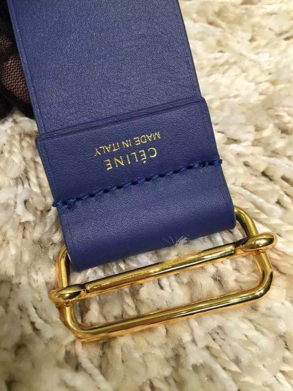 2016秋冬新着 Bumbag Natural Calfskin クラッチバッグ Blue★CELINE セリーヌ コピー