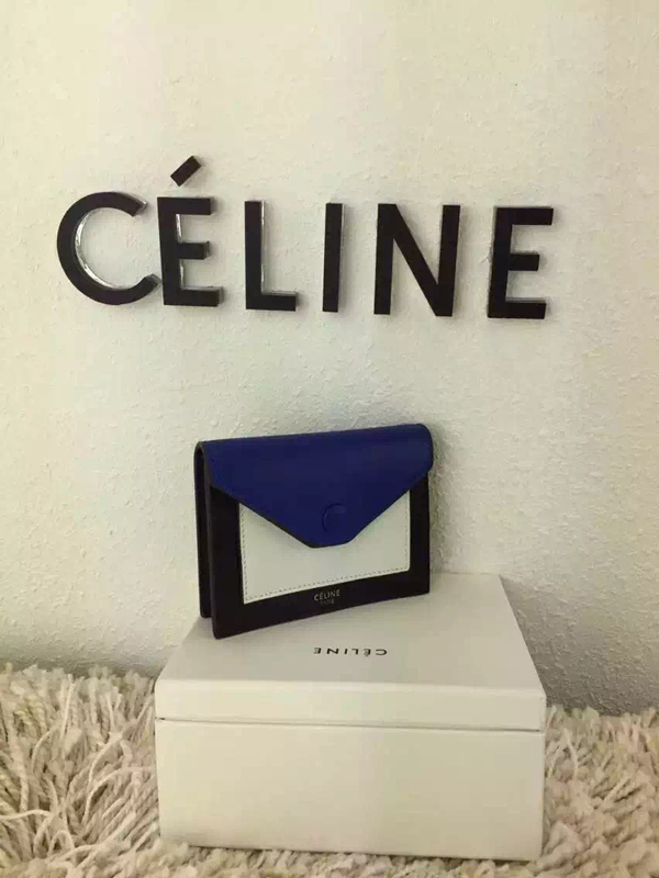 2016秋冬新作 CELINE セリーヌ コピー ポケット付の折りたたみ小財布 超可愛ポケット
