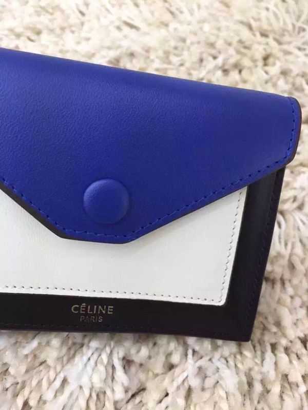 2016秋冬新作 CELINE セリーヌ コピー ポケット付の折りたたみ小財布 超可愛ポケット