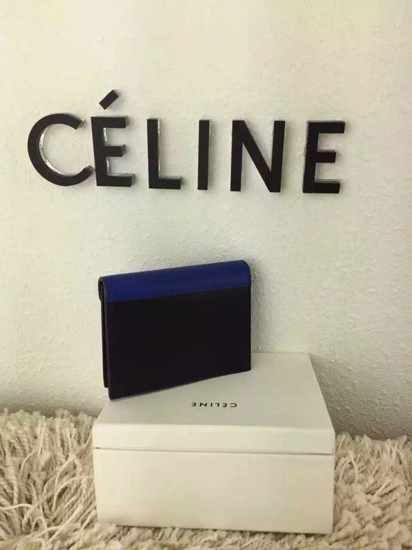 2016秋冬新作 CELINE セリーヌ コピー ポケット付の折りたたみ小財布 超可愛ポケット