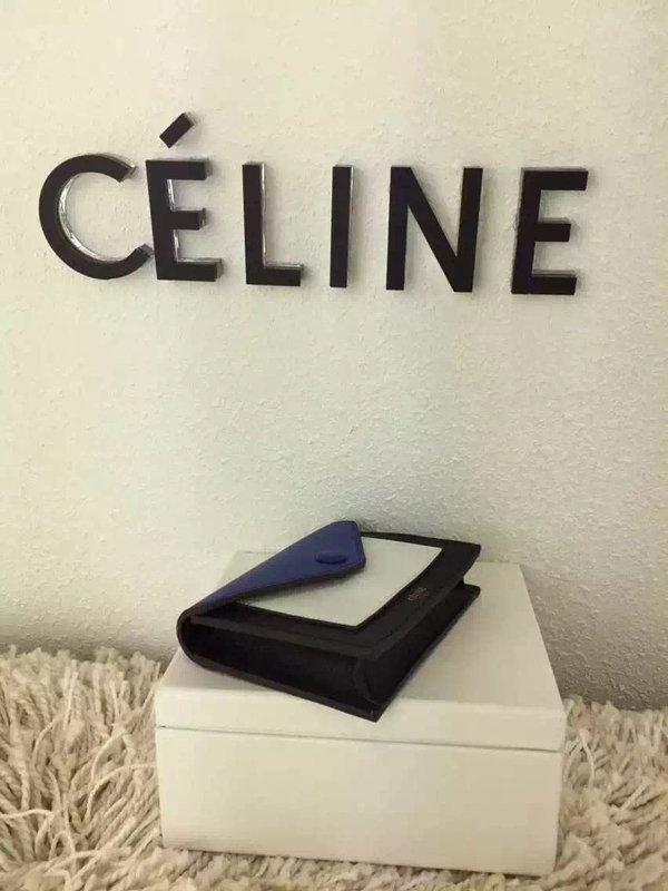 2016秋冬新作 CELINE セリーヌ コピー ポケット付の折りたたみ小財布 超可愛ポケット