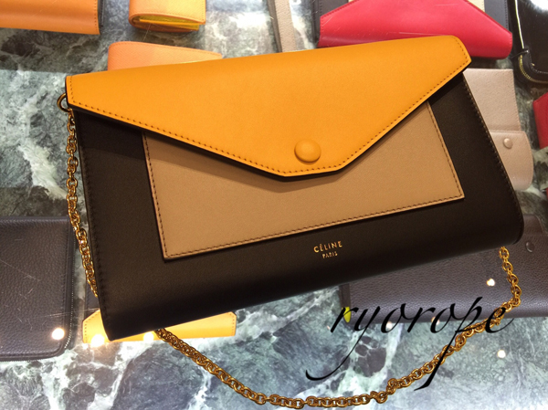 2016秋冬【CELINE セリーヌ コピー】チェーン POCKET WALLET