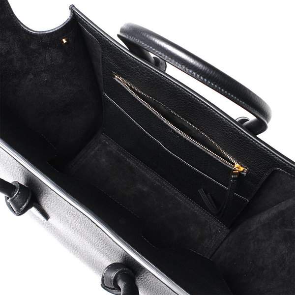 2016新作 セレブ愛用☆人気商品★CELINE セリーヌ コピー☆TIE MINI★ハンドバッグ BLACK 175883TKB38NO