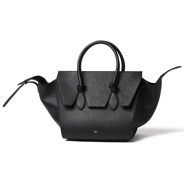 2016新作 セレブ愛用☆人気商品★CELINE セリーヌ コピー☆TIE MINI★ハンドバッグ BLACK 175883TKB38NO