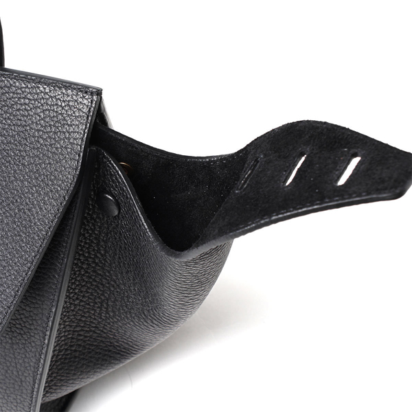 2016新作 セレブ愛用☆人気商品★CELINE セリーヌ コピー☆TIE MINI★ハンドバッグ BLACK 175883TKB38NO