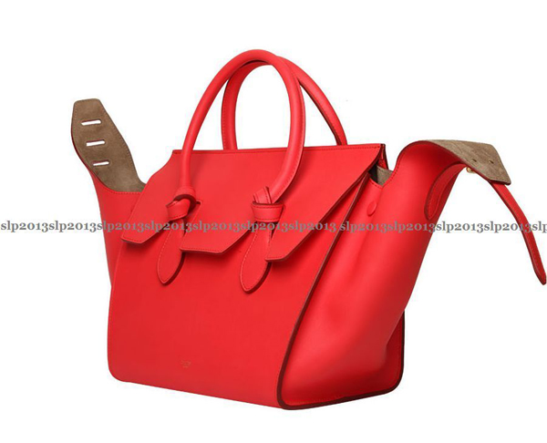 最新作15SS CELINE セリーヌ コピー セレブ愛用!可愛Mini Tie Bag Alizarine☆ 175883SKA.27AZ