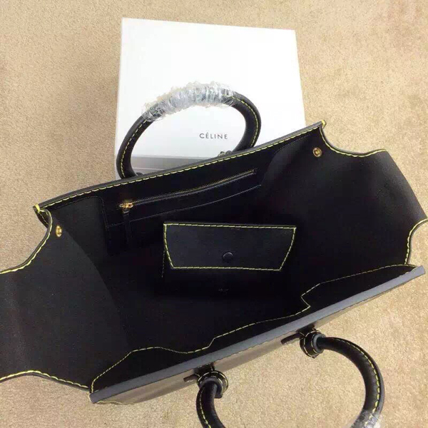 16AW新作 ★CELINE セリーヌ コピー★ TIE ハンドバッグ 定番人気のブラック