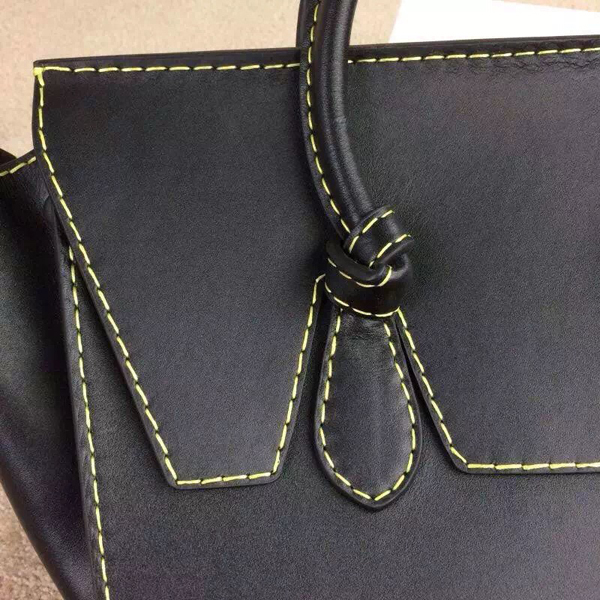 16AW新作 ★CELINE セリーヌ コピー★ TIE ハンドバッグ 定番人気のブラック