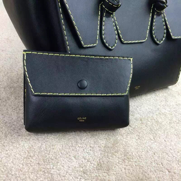 16AW新作 ★CELINE セリーヌ コピー★ TIE ハンドバッグ 定番人気のブラック