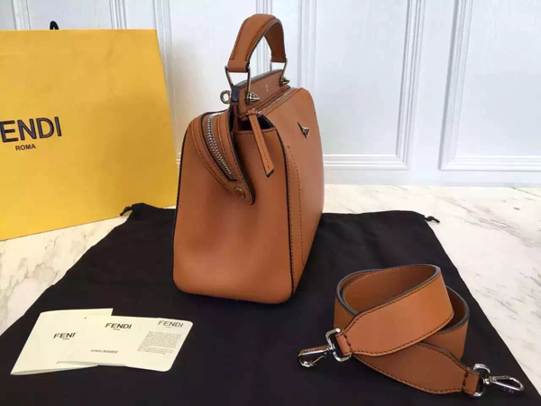 2016新作 フェンディスーパーコピー Fendi☆DOTCOM ハンドバッグ☆ブラウン