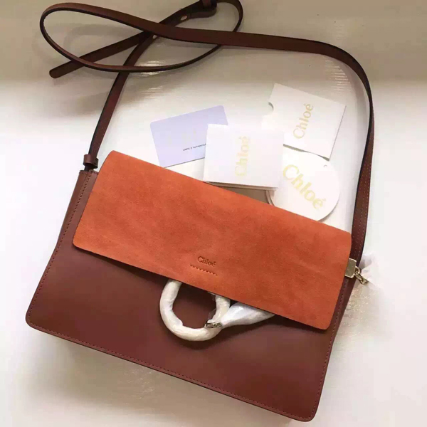 2016春夏クロエスーパーコピー Chloe Faye スモール ショルダーバッグ/Faye small python & calf leather shoulder bag