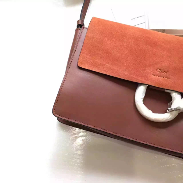 2016春夏クロエスーパーコピー Chloe Faye スモール ショルダーバッグ/Faye small python & calf leather shoulder bag