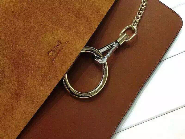 CHLOE 2016SS★ クロエスーパーコピー Faye leather and suede shoulder bag