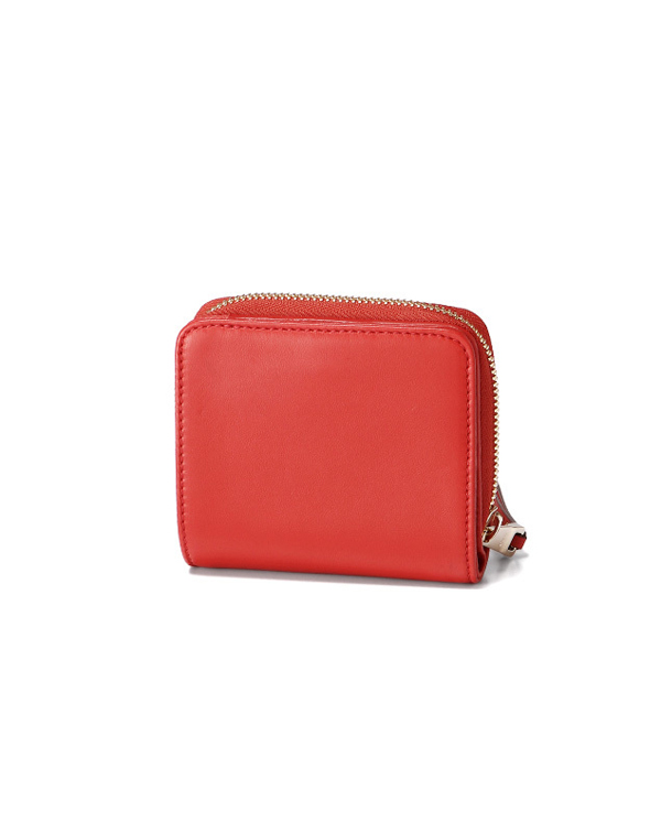2016新作 CHLOE (クロエスーパーコピー)二つ折り財布 PAPRIKA RED　レッド LEATHER BOW
