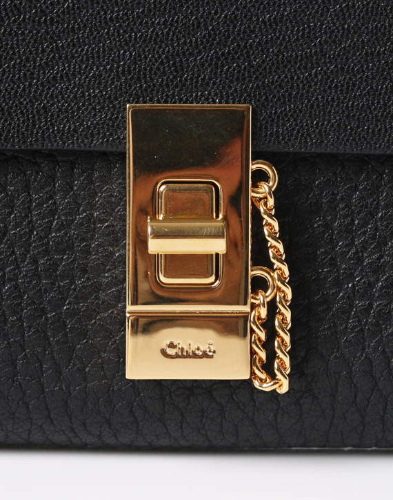 2015-16AW CHLOE クロエスーパーコピー DREWラウンドジップ長財布☆BK