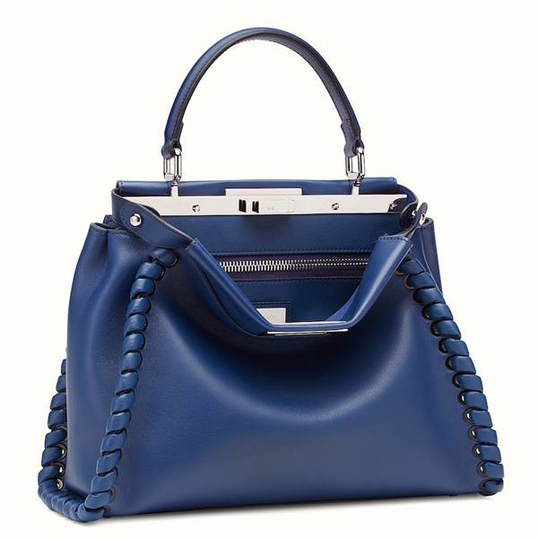2016新作 フェンディバッグスーパーコピー FE820 FENDI LOOK16 WOVEN EDGE REGULAR PEEKABOO
