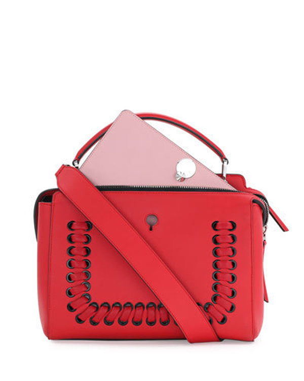 2016新作 フェンディバッグスーパーコピー ★FENDI☆DOTCOM ドットコム レッド 2way