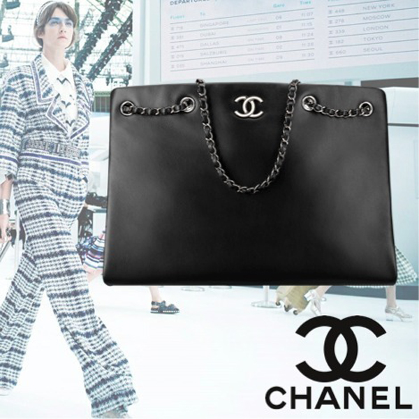 16SS CHANEL シャネルコピー ラージ ショッピングバッグ ブラック A91097Y099589430