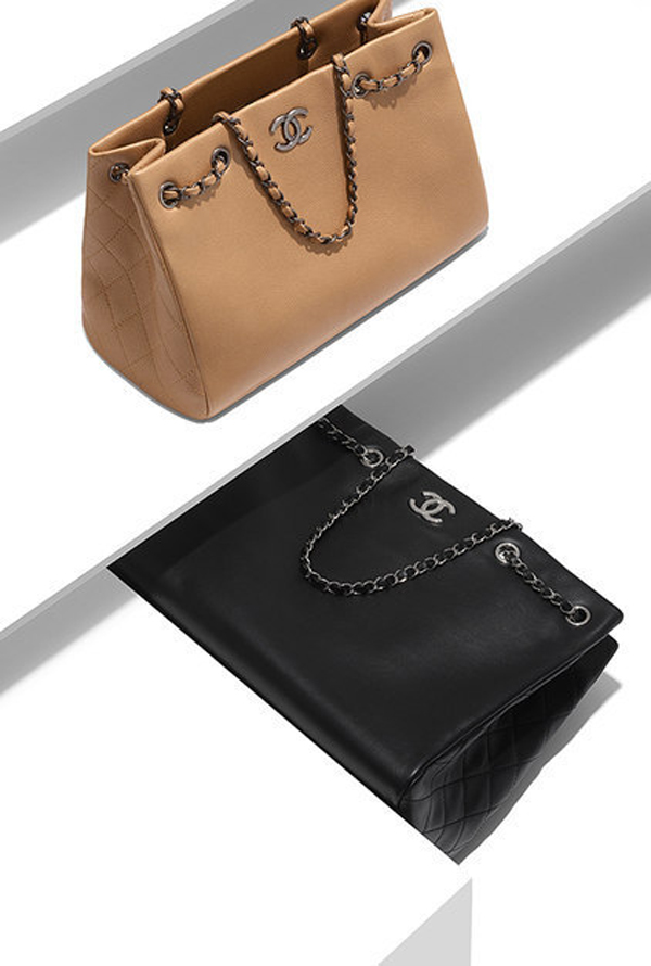 16SS CHANEL シャネルコピー ラージ ショッピングバッグ ブラック A91097Y099589430