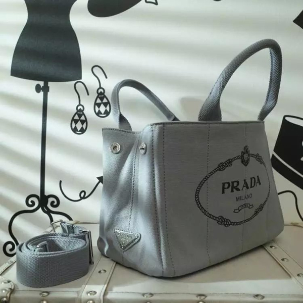 2016新色 プラダコピー PRADA カナパ DENIM ビアンコ Mサイズ 新作 BN2642