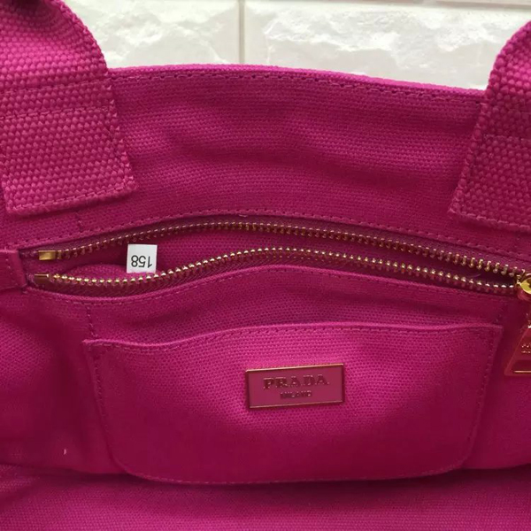2016新色 Prada ★プラダコピーレアなCANAPA★PEONIAピンク 1BG439