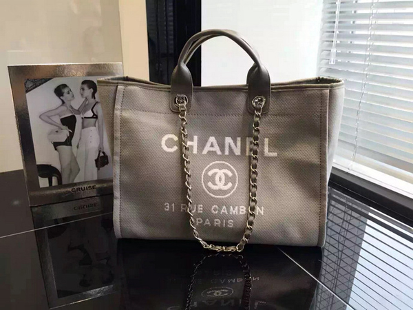 2016新作 シャネルコピー トートバッグ ドーヴィルライン ロゴキャンバス 2wayバッグ A66941 CHANEL