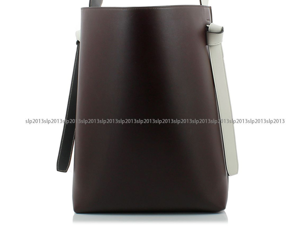 2016New最新作■CELINE■人気 セリーヌスーパーコピー Small Twisted Cabas Burgundy/Brick 177053A9028KB