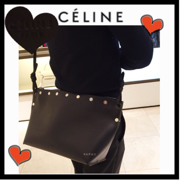 《新作限定 スタッズがCOOL 》2016春夏新作 セリーヌスーパーコピー CELINE MEDIUM SAILOR BAG NAVY BLUE 177273ABE.07OC